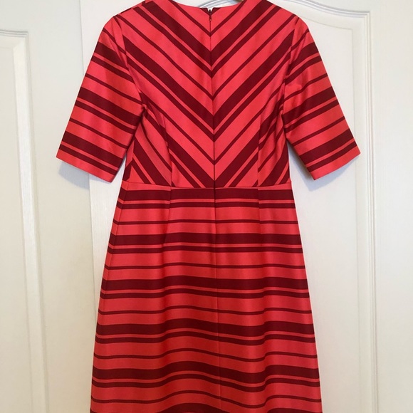 Banana Republic Orange & Burgundy Dress - Picture 2 of 3